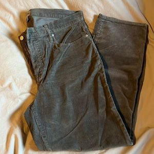Jcrew grey corduroy pants size 32